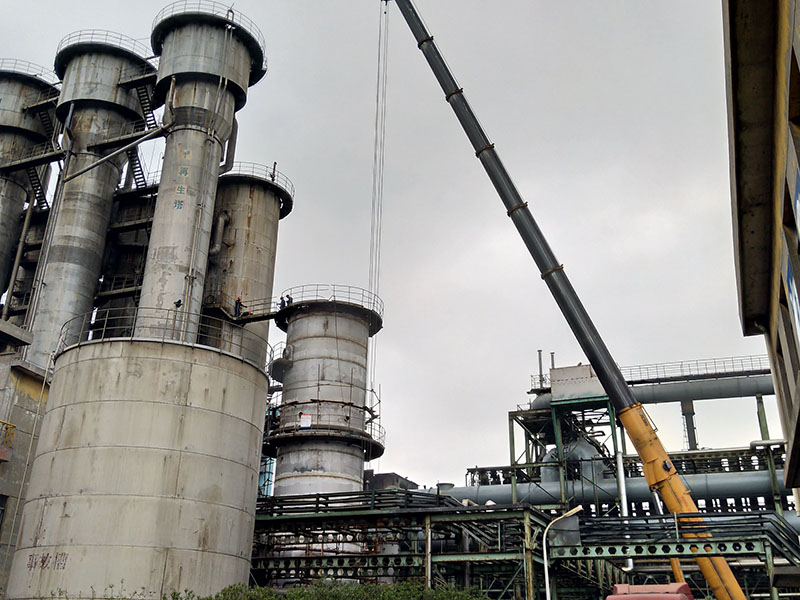 沙鋼預(yù)冷塔工程